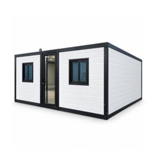Flat Roof Double-WingExpandable Prefab House
