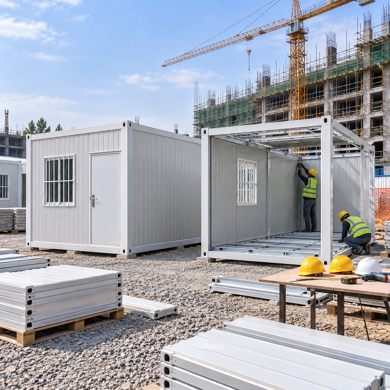 Construction Site - Flat Pack Container House