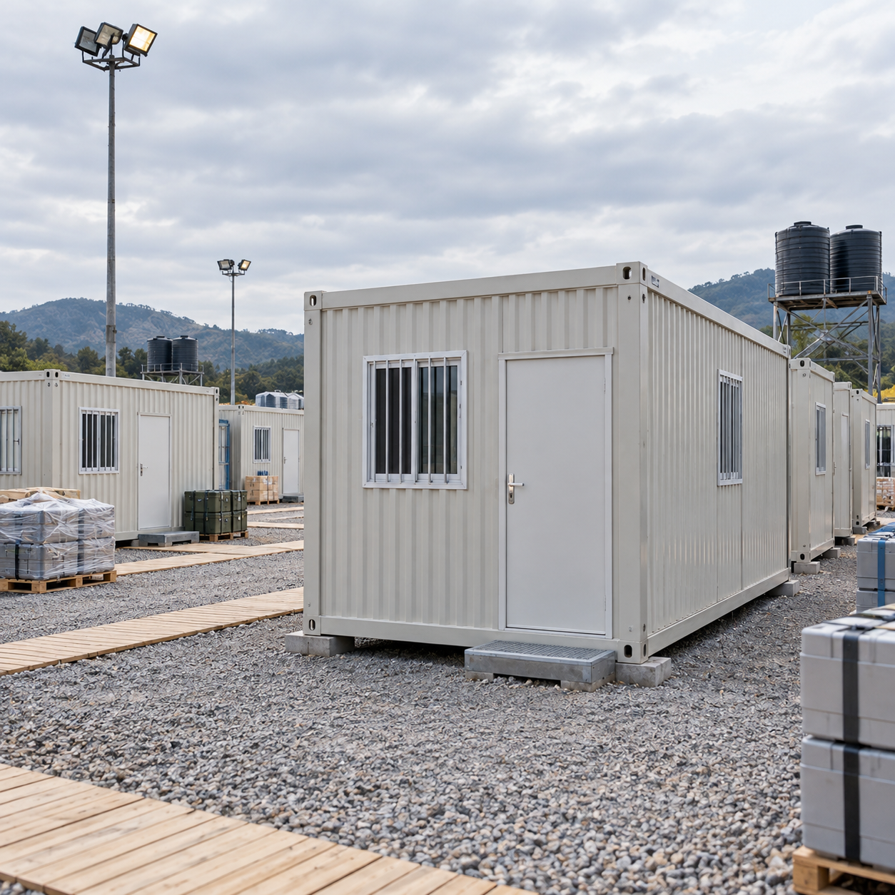 Emergency Shelter - Folding Container House